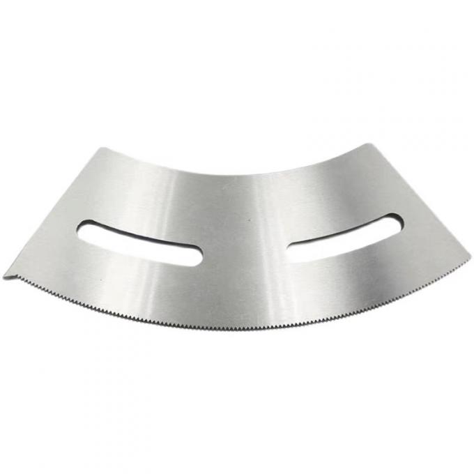 SKD-11 Corrente corrugada de facas OEM / ODM Arco em forma de caixa de cart&atilde;o M&aacute;quina Serrated Slotter Blade 3
