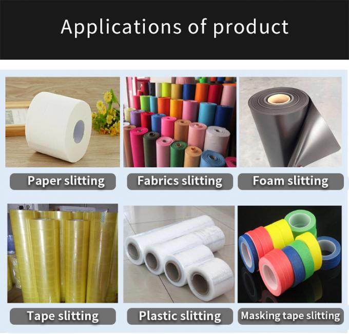 Especializado em corte de faca redonda sob medida lâmina de máquina de corte de papel de filme plástico de corte de faca de comida 0