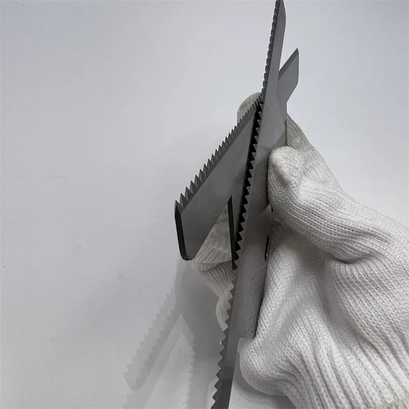 Cores de papel de plástico Facas de corte de dentes Lâmina de corte de dentes Embalagem Dentes serrilhados Lâmina de serra 5