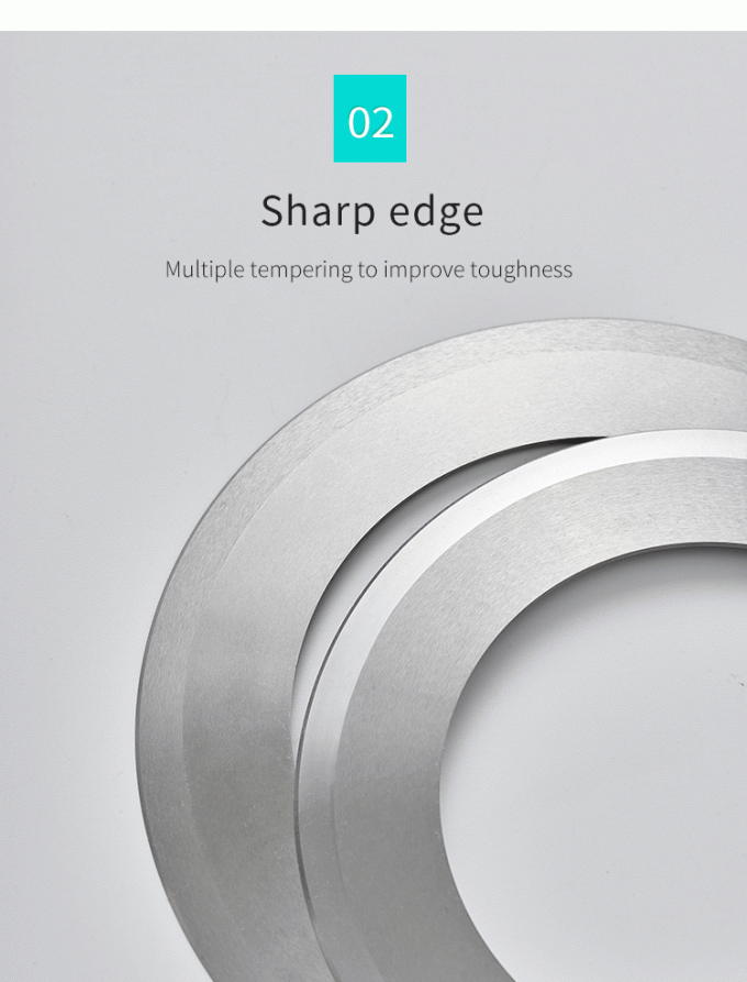 Faca Circular para Máquina de Corte de Rolos de Papel Industrial de 130mm, Facas de Corte de Precisão 2