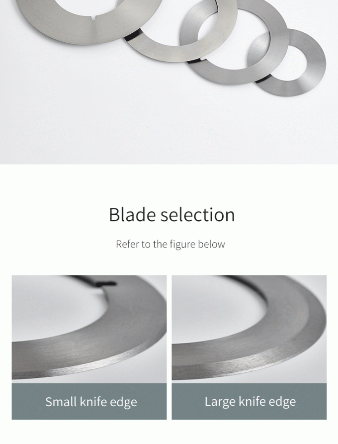 Faca Circular para Máquina de Corte de Rolos de Papel Industrial de 130mm, Facas de Corte de Precisão 1